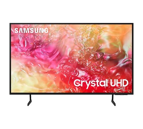 شاشة تلفزيون سامسونج سمارت 43 بوصة بدقة 4K UHD، وتقنية LED بريسيفر داخلي - 43DU7000