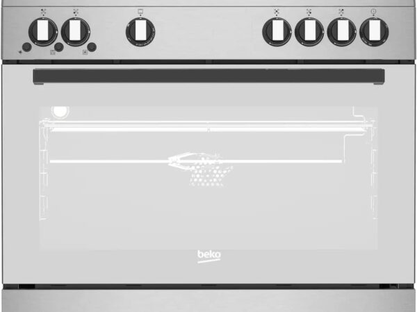 بوتاجاز بيكو -  5 شعلة - 90 سم GGR 15115 DX NS - Beko